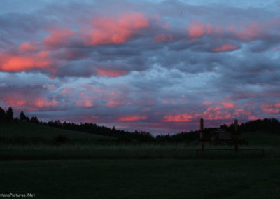 June sunset on the Beckman WMA east of Denton Montana. Image is from the Beckman Wildlife Management Area Picture Tour.