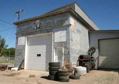 June picture of Clark’s Garage in Ryegate, Montana. Image is from the Ryegate Montana Picture Tour.