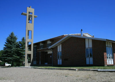 April picture of the United Methodist Church in Geraldine Montana. Image is from the Geraldine and Square Butte Montana Picture Tour.