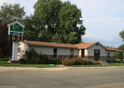 August picture of the Citizens Bank in Ryegate, Montana. Image is from the Ryegate Montana Picture Tour.