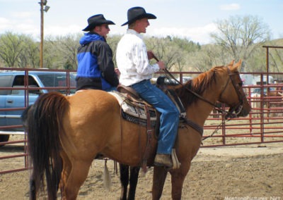 April picture of young cowboys at the High Forsyth School Rodeo. Image is from the Forsyth Montana Picture Tour.