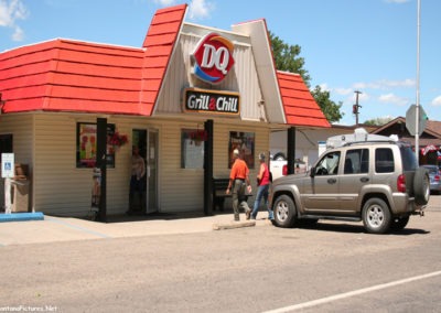 A June picture of the Dairy Queen in Forsyth Montana. Image is from the Forsyth Montana Picture Tour.