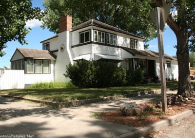 A June picture of a beautiful home in the Forsyth Montana Residential Historic District Image is from the Forsyth Montana Picture Tour.