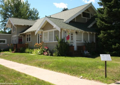 A June picture of the Cornwell Residence in the Forsyth Montana Residential Historic District. Image is from the Forsyth Montana Picture Tour.