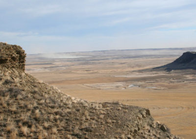 January picture farmland near Highway 300 being plowed. Image is from the Ryegate Montana Picture Tour.