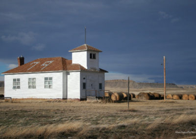 Picture of the old schoolhouse on the 79 Ranch. Image is from the Ryegate Montana Picture Tour.