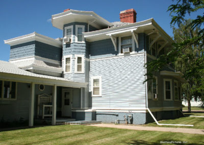 June picture of the McCuistion Residence in the Forsyth Montana Historic Residential District. Image is from the Forsyth Montana Picture Tour.