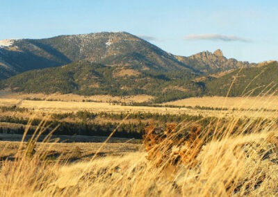 October view of the south side of Helena, Montana's "Sleeping Giant."